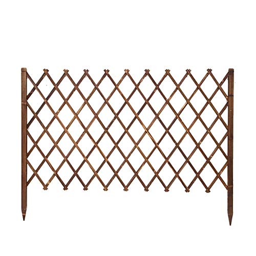 JHHL Cerca de jardín, Paneles de Cabra de Madera para Fuera, Borde de Borde de jardín Enrejado para Plantas de Escalada al Aire Libre, Barrera Animal (Size : 135x30cm)