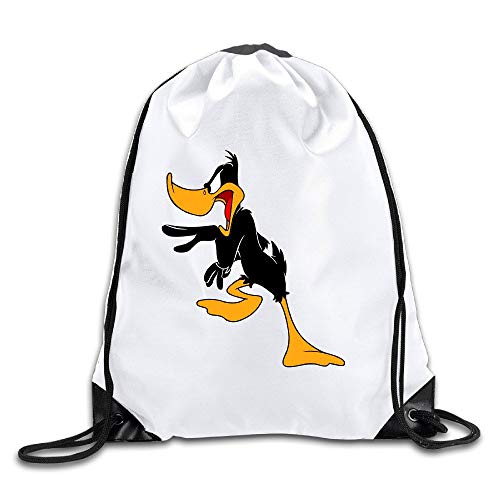 JIMSTRES Daffy Duck Drawstring Backpack Sack Bag/Travel Bags