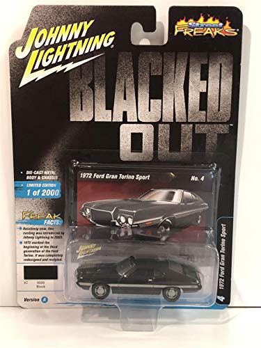 Johnny Lightning 1:64 Street Freaks Ver A 1972 Ford Gran Torino Sport Negro