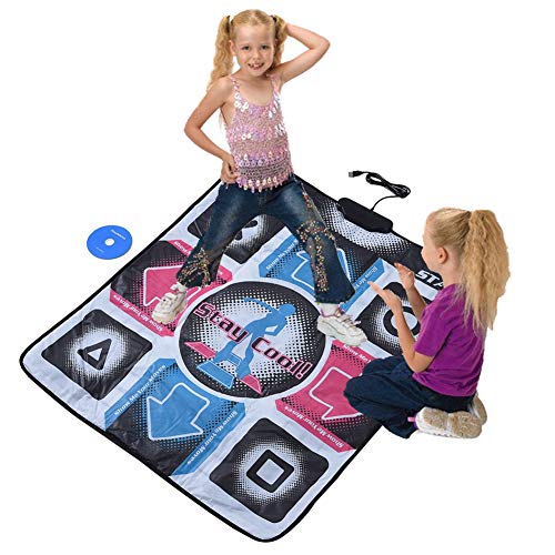 Kafuty Antideslizante Durable, Resistente al Desgaste Dancing Step Dance Mat Pad Bailarina con USB para PC con Chip Altamente Sensible, y adopta Material de PVC, etc.