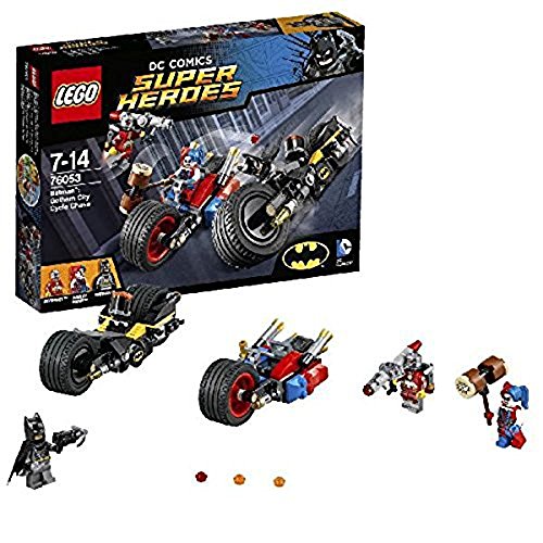 LEGO Super Heroes - Set Batman y persecución en Moto por Gotham City, Multicolor (76053)