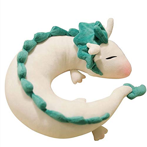 LFR2 Ghibli Miyazaki Hayao - Peluche de Haku (28 cm), diseño de dragón blanco