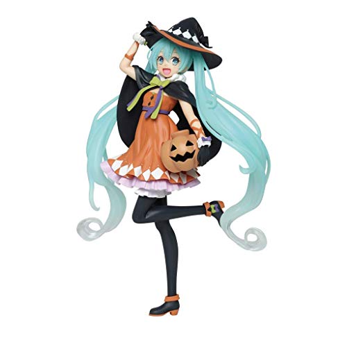 Lilongjiao Hatsune Miku de Halloween Ver Calabaza Hatsune PVC Figure - High 7 Inche