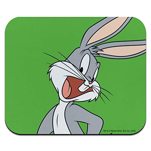 Looney Tunes Bugs Bunny Antideslizante Alfombrilla De Ratón,Precisión Mouse Pad Gaming,Suave Alfombrilla para Computadora,Base De Goma,25X30Cm