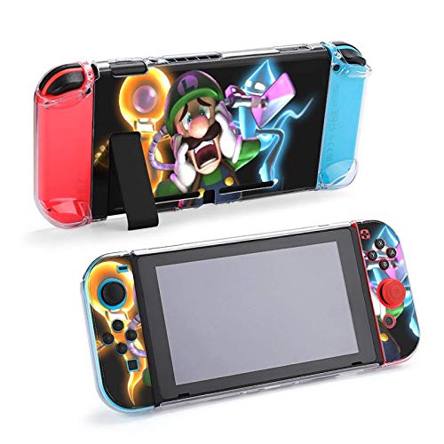 Lu-igi's Man-sion Case for Nintendo Switch,Protective Case Cover for Switch and Joy con Controller,Switch with Shock-Absorption and Anti-Scratch Design(Lu-igi's Man-sion)