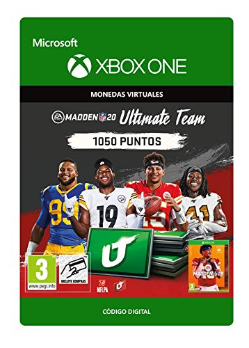 Madden NFL 20: 1050 puntos de Madden Ultimate Team | Xbox One - Código de descarga