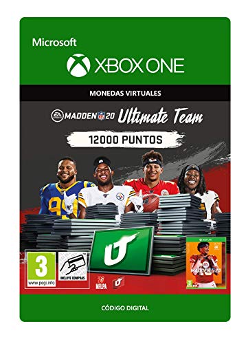 Madden NFL 20: 12000 puntos de Madden Ultimate Team | Xbox One - Código de descarga