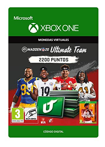 Madden NFL 20: 2200 puntos de Madden Ultimate Team | Xbox One - Código de descarga