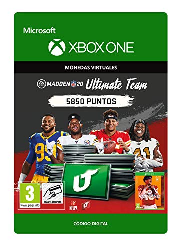 Madden NFL 20: 5850 puntos de Madden Ultimate Team | Xbox One - Código de descarga