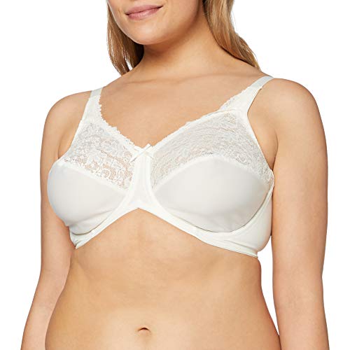 Maidenform 50428 Sujetador Reductor, Elfenbein (Cream IK), 40 DDD para Mujer