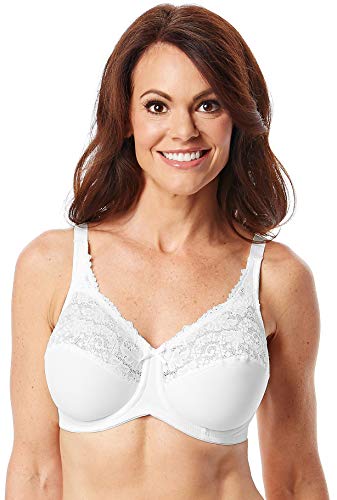 Maidenform 50428 - Sujetador reductor para mujer, Blanco, 100C