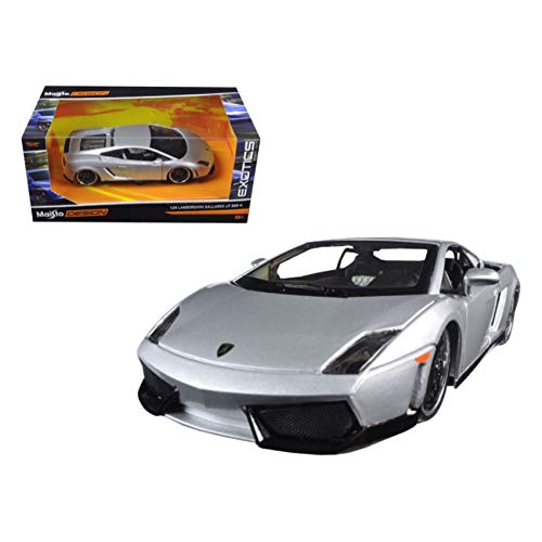 Maisto Lamborghini Gallardo LP 560-4 Silver Exotics 1/24 Diecast Model Car by