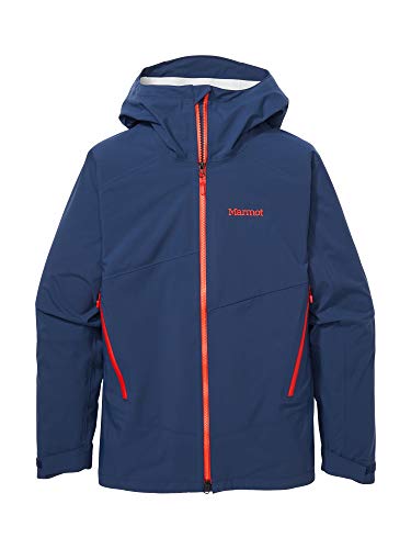 Marmot EVODry Clouds Rest Jacket Chubasquero rígido, Chaqueta impermeable, a prueba de viento, impermeable, transpirable, Hombre, Arctic Navy, M