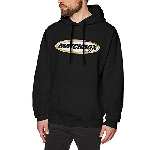 Mat-Ch-Box Hoodie Men's Sudadera con Capucha Hombre clásico Cómodo algodón Suéteres de Manga Larga Jersey Protección contra el frío Sudaderas con Capucha Hombre