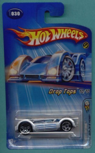 Mattel Hot Wheels 2005 First Editions 1:64 Scale Drop Tops Silver Dodge Super 8 Hemi Die Cast Car #030 by Hot Wheels