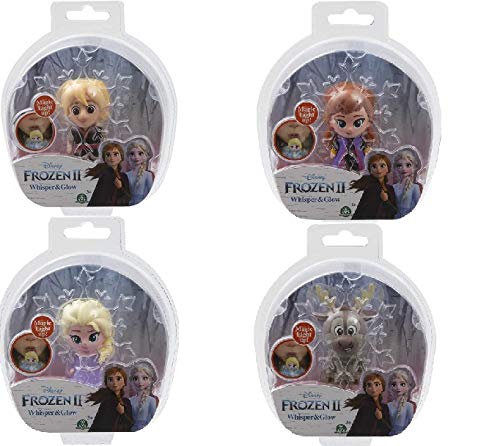 Mentor Interactive Frozen 2 Set 4 Mini Figuras de Whisper y Glow