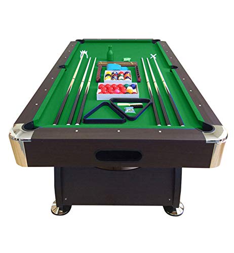 mesa de billar juegos de billar pool 8 ft carambola Medición de 220 x 110 cm Nuevo Envio Gratis embalado disponible en verde