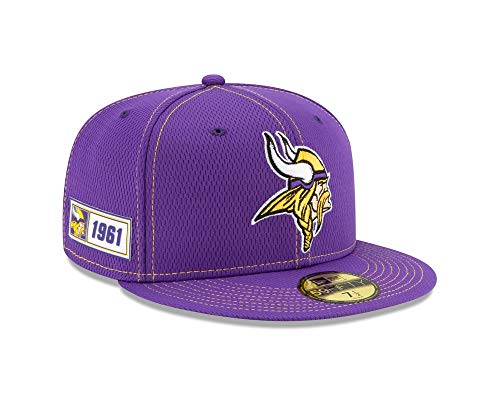 New Era Gorra para Hombre 59thirty 59fifty Minnesota Vikings, Hombre, Gorra, Hombres, 12050648, Morado, 60