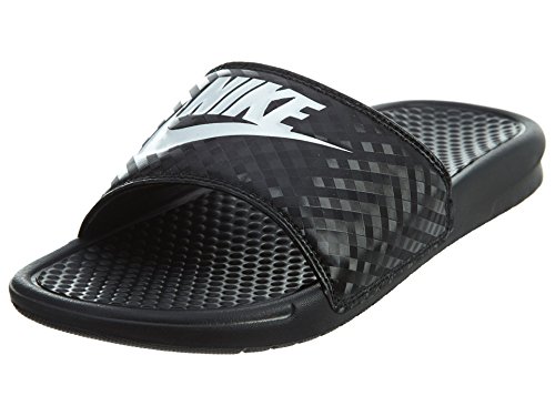 Nike Wmns Benassi JDI, Chanclas Mujer, Negro (Black/White 011), 39 EU