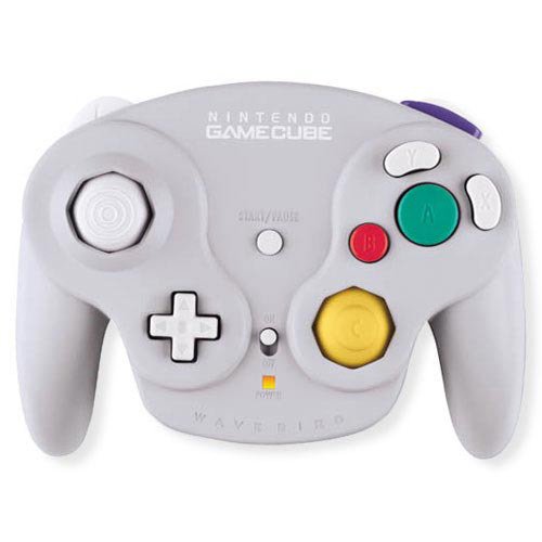 Nintendo WaveBird - Volante/mando (Palanca de mando, Gamecube, Inalámbrico, AA, Gris)