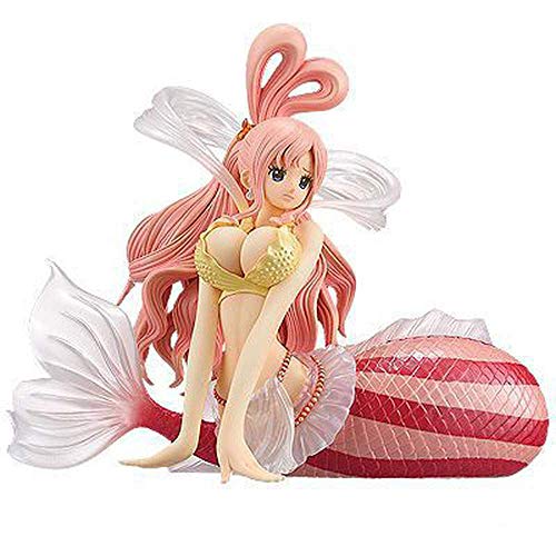 NLRHH Colección de una Pieza de carácter Sentado Shirahoshi Princesa Sirena Animados Modelo de la decoración Estatua Juguetes for niños 18cm Peng