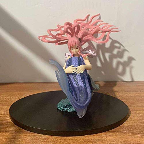 NLRHH Una Pieza del Animado de la Estatua de la Sirena Princesa Shirahoshi Hermoso carácter de la Muchacha Arma Antigua decoración Modelo Colección de Regalo Azul Peng (Color : Blue)