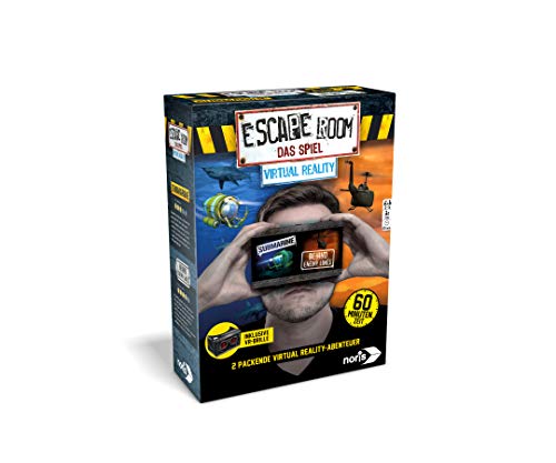 Noris 606101666 Escape Room Expansión de Realidad Virtual – Juego Familiar y de Sociedad para Adultos – Incluye Gafas VR – Se Puede Jugar por sí Mismo – a Partir de 14 años