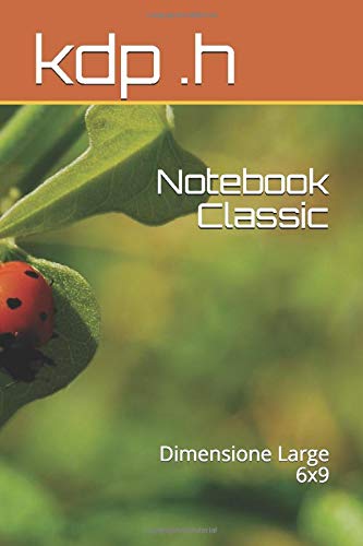 Notebook Classic: Dimensione Large 6x9