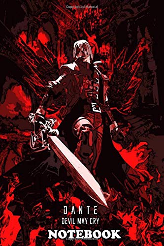 Notebook: Devil May Cry 1 Dante Sparda , Journal for Writing, College Ruled Size 6" x 9", 110 Pages