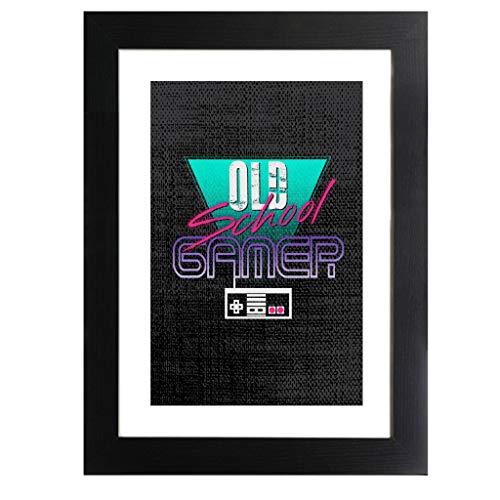 Old School Gamer Framed Print