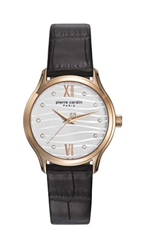 Pierre Cardin Reloj Analogico para Mujer de Cuarzo con Correa en Cuero PC108162F09