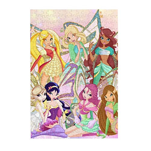 Puzzle 300 Pcs,Rompecabezas De Wi-Nx Club, Rompecabezas De Fotos Únicos para Niños Adultos,38.3x26cm