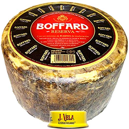 Queso Boffard Reserva - Elaborado con leche cruda peso aproximado pieza 3 kg llévate GRATIS unas ricas Alegrías Riojanas J Vela - Queso de Oveja