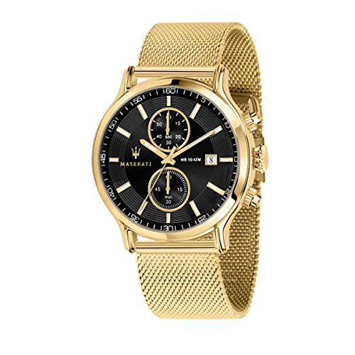 Reloj para Hombre, Colección Epoca, cronografo, en Acero y PVD Oro Amarillo - R8873618007