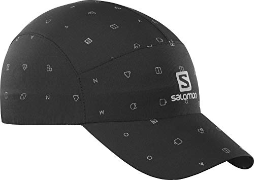 Salomon Gorra reflectante, Unisex, REFLECTIVE CAP, Protección UV, Negro, Talla única, LC1425800