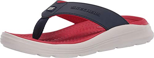 Skechers Sargo SUNVIEW, Chanclas Hombre, Azul Marino sintético Nvy, 47.5 EU