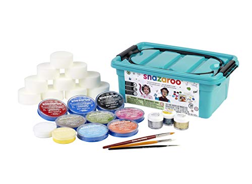 Snazaroo - Pintura facial y corporal, kit profesional de 28 piezas