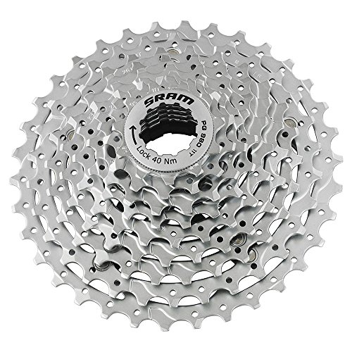 SRAM 00.0000.200.695 Cassette, PG-980 9V, 11-34, Adultos Unisex, Multicolor, 11-34T x 9 Speed