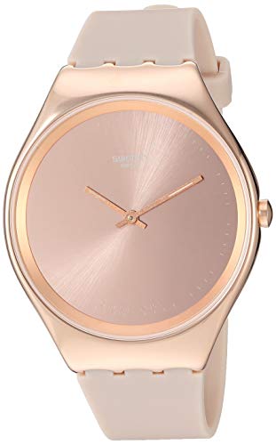 Swatch Reloj Analógico para Mujer de Cuarzo con Correa en Silicona SYXG101