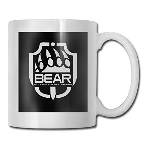 Taza de cerámica blanca Taza de café brillante Taza de bebida Oficina Regalo divertido 11.6oz (330ml) Scape From Tarkov Usec