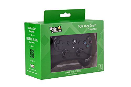 UnderControl - Manette filaire Xbox One Noire - 3700372706360