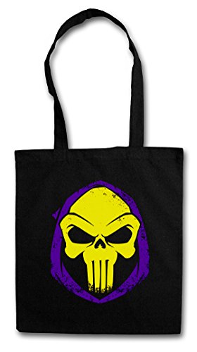 Urban Backwoods PUNISHOR Bolsas de la Compra Reutilizables – Skull Punisher Skeletor Motu Castigador Comic