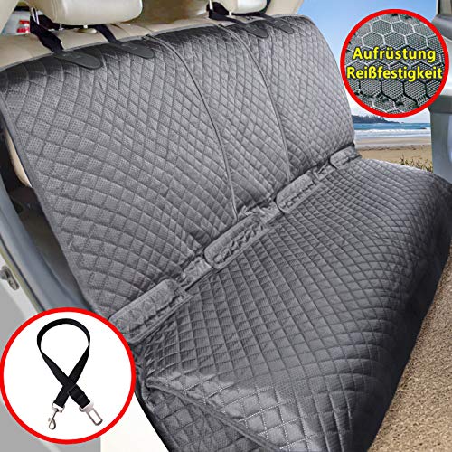 Vailge Manta para Perros para el Asiento Trasero del Coche, Impermeable, Resistente a los arañazos, con cinturón de Seguridad, Manta para Perros con protección Lateral para el Coche, Van SUV