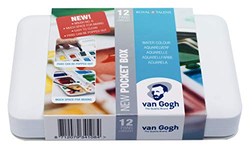 Van Gogh Caja de 12 acuarelas, Multicolor (Royal Talens 20HP8631)