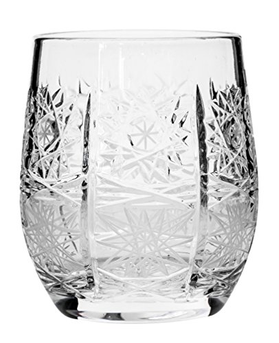 Victoria Bella gl5108 – 200/11, 7 oz. Copas de bebidas de cristal hecho a mano, CLASSIC VINTAGE Whisky Brandy Scotch – Copas de cóctel, Boda Regalo Vaso, juego de 6