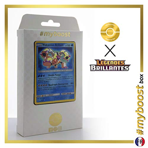 Volcanion Brillant 27/73 Holo - #myboost X Soleil & Lune 3.5 Légendes Brillantes - Coffret de 10 Cartes Pokémon Françaises