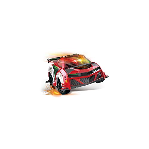 Vtech Turbo Force Racers - Coche control remoto con mando adaptado para llevar en la muñeca, conduce en 6 direcciones y activa el modo turbo, voces en español