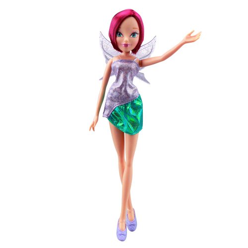 Winx - Muñeca Hadas Brillantes Tecna, 35 cm (Giochi Preziosi 13125)