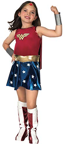 WONDER - Disfraz de mujer maravilla para niña, talla L (8-10 años) (VZ-2240)