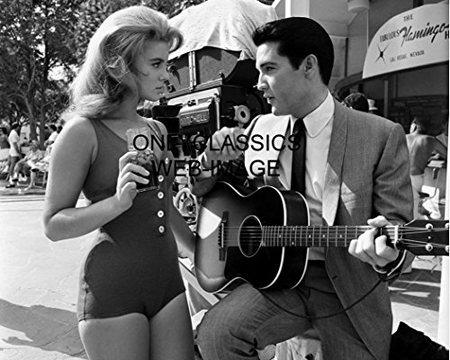 WonderClub OnlyClassics Elvis Guitar Sexy ANN Margret Swimsuit Flamingo Hotel Viva Las Vegas Photo Pinup